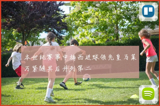 本世纪赛事中梅西进球领先皇马莱万紧随其后并列第二